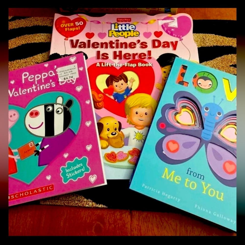 Kids Valentines Book Set